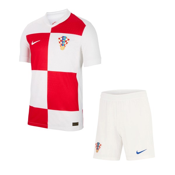 Camiseta Croacia Primera Niño 2024